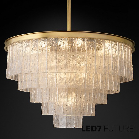 Restoration Hardware - Glacé 5-tier Round Chandelier